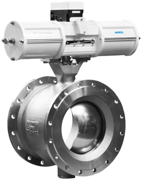NAF - Setball: V-port ball sector valve